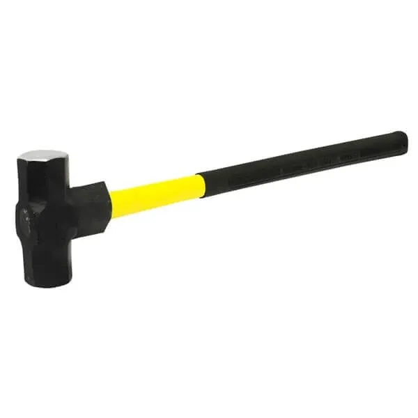 Industrial Strength 10lb Sledge Hammer Fibreglass Shaft