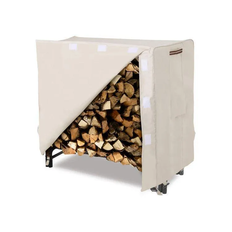 Industrial Strength Ecru Log Rack Cover