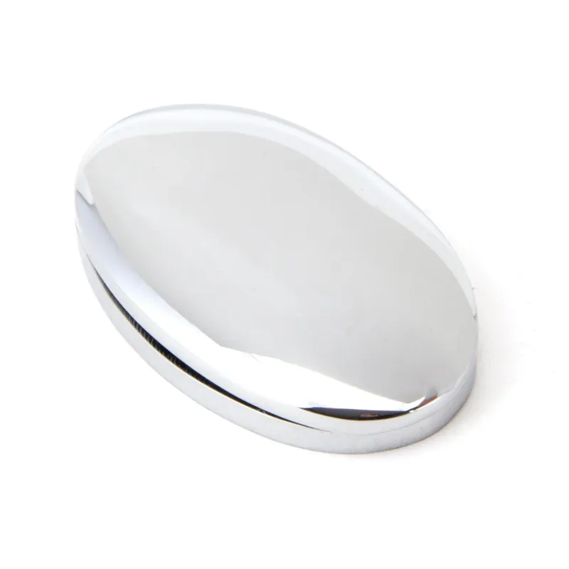 Industrial Strength Reflective Chrome Oval Escutcheon & Cover | From Anvil