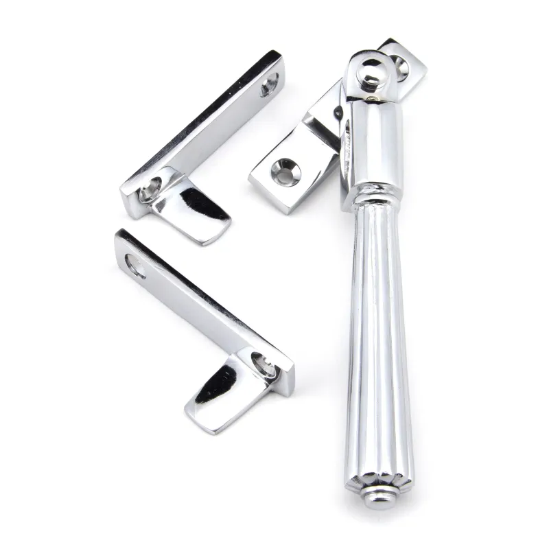 Industrial Strength Smooth Chrome Night-Vent Locking Hinton Fastener | From Anvil