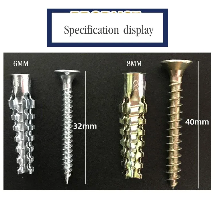 Industrial Strength 🔥SUPER ANGEBOT🔥 Upgegradete gezahnte Eisen-Expansionsschraube