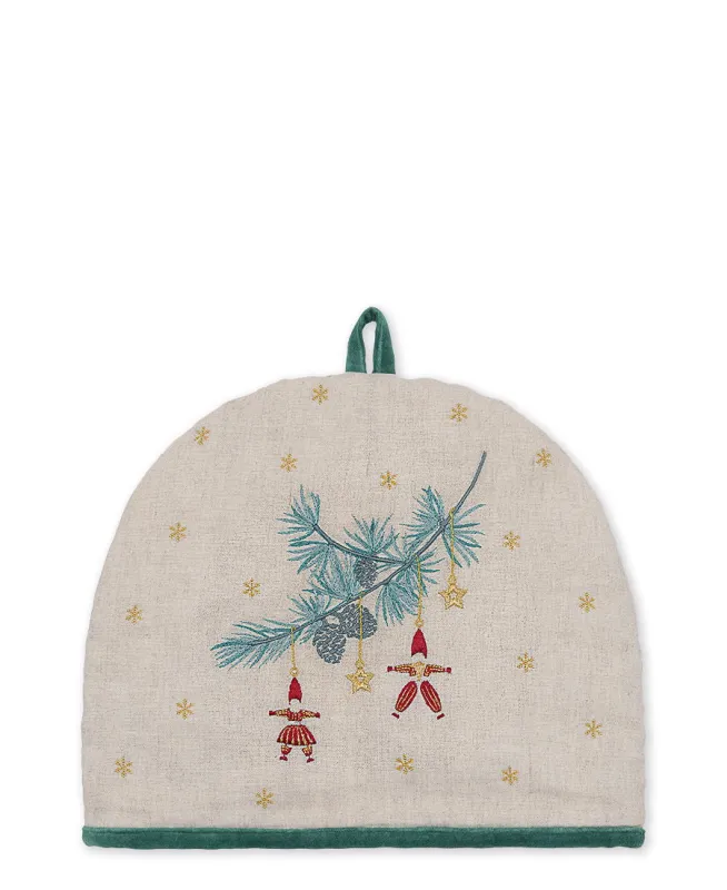 Industrial Strength Tea cosy Juana sand w emb