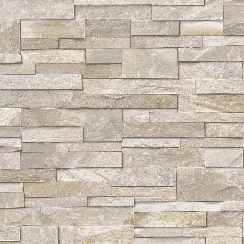 Inhibition Stone Ecru Wallpaper