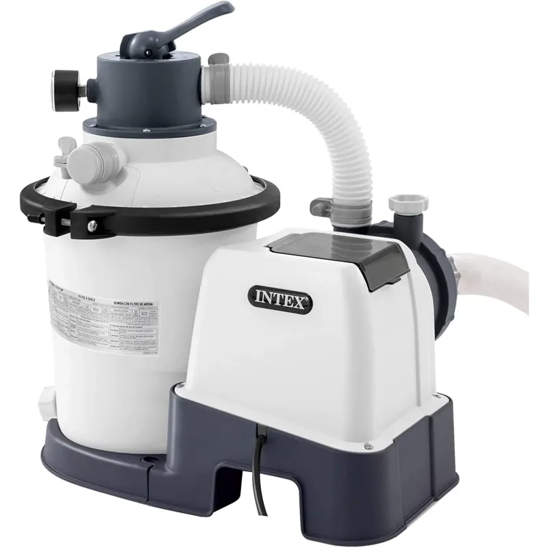 Intex 26642 Pompa Sabbia - Flusso D'acqua: 3,500 L/H, Flusso Di Sistema: 2,000 L/H