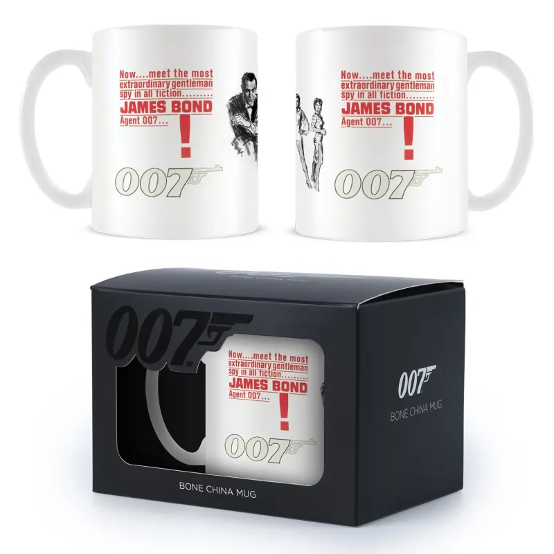 James Bond (Dr. No) Bone China Mug Brushed Nickel