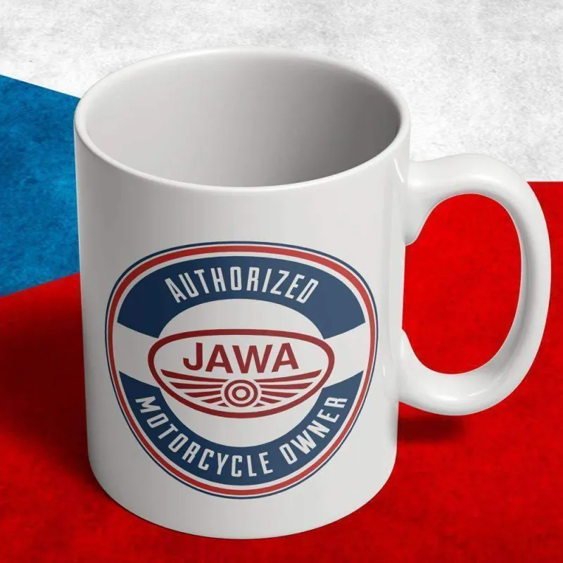 Jawa Authorised Owner Earthenware Mug