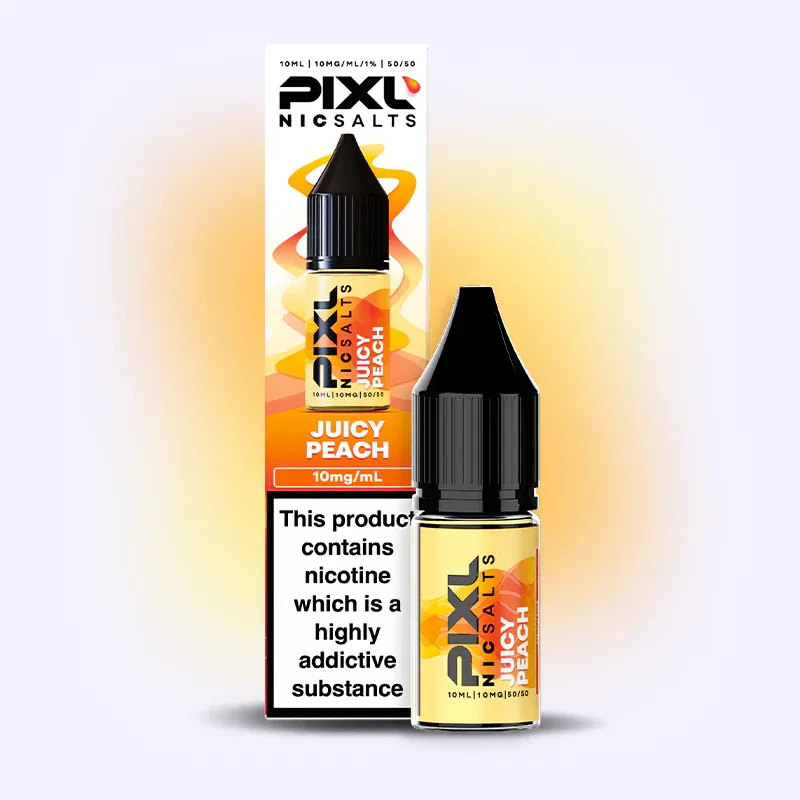 Juicy Peach Pixl Nic Salt | Lifetime Warranty