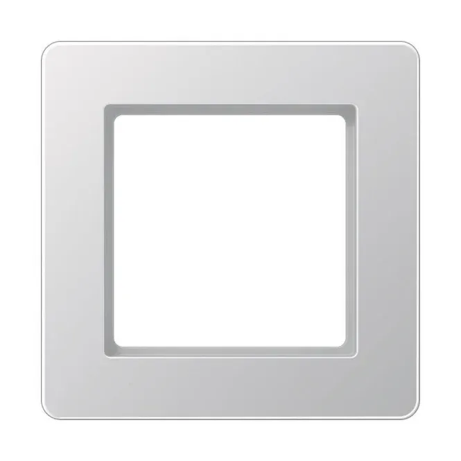 Jung Rahmen 1f.bruchsicher AF581BFAL f.waager.u.senkr.komb. alu