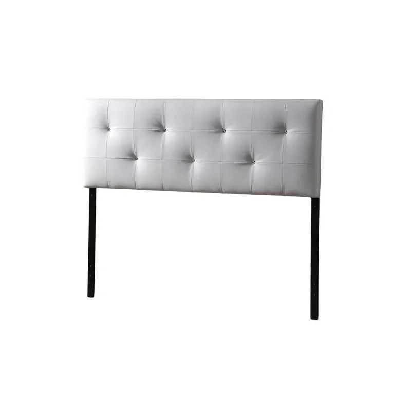 Kirchem Upholstered Chalk Queen Sized Headboard