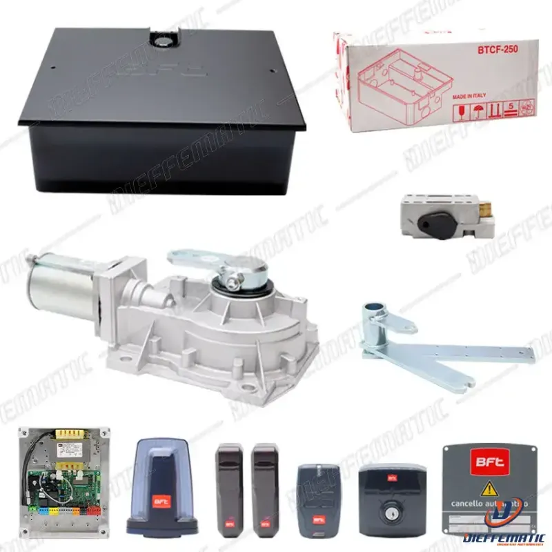 Kit Automazione Battente 1 Motore Interrato + Cassa Bft R930148 Eli Bt A35 V 24v