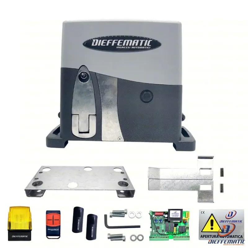 Kit Automazione Cancello Scorrevole 1600Kg Si Adatta Roger Sea Telcoma Prastel