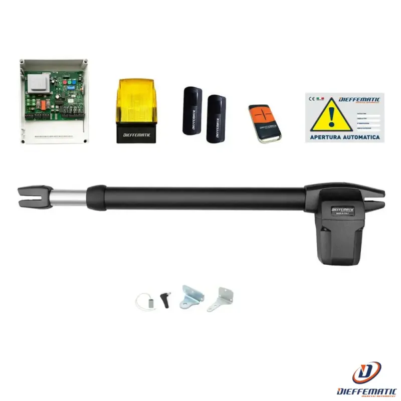 Kit Bhr 400 Completo Per Automazione Cancello 1 Anta Dx Battente Motore 230v