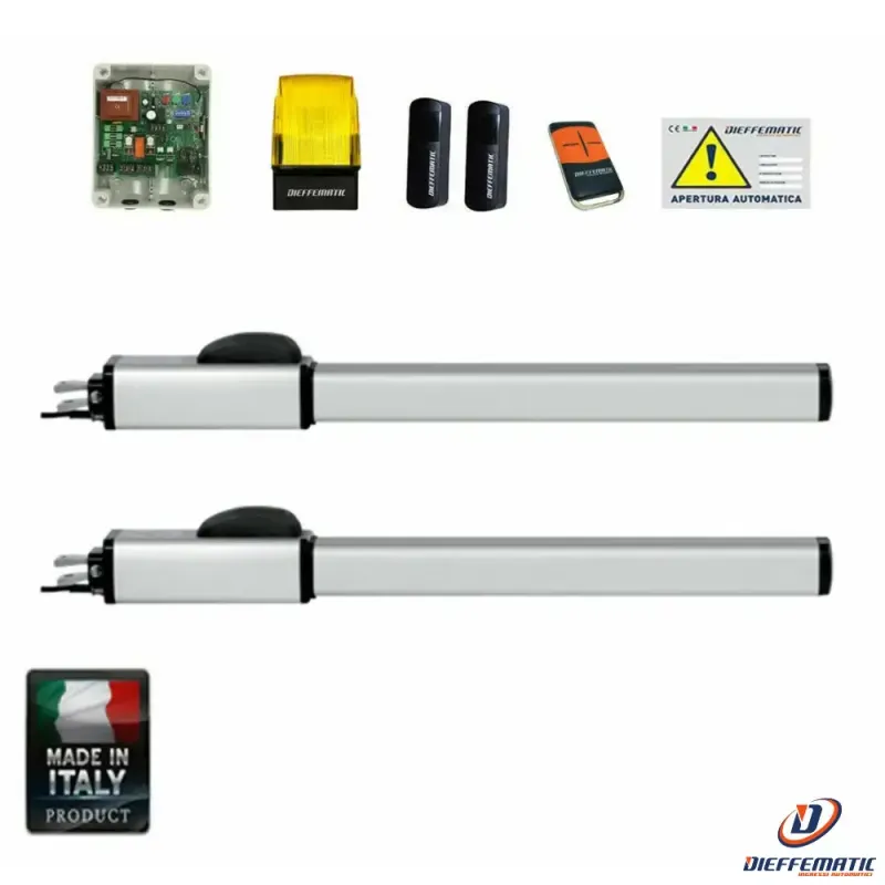 Kit Cancello Automatico Battente Si Adatta Faac Leader 402 230v Cbc Ph1 240