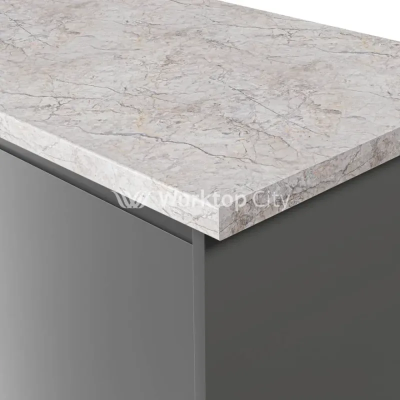 Krono-Finesse Laminate Kitchen Worktops K369 PH Cloud Nebula - Postformed Edge