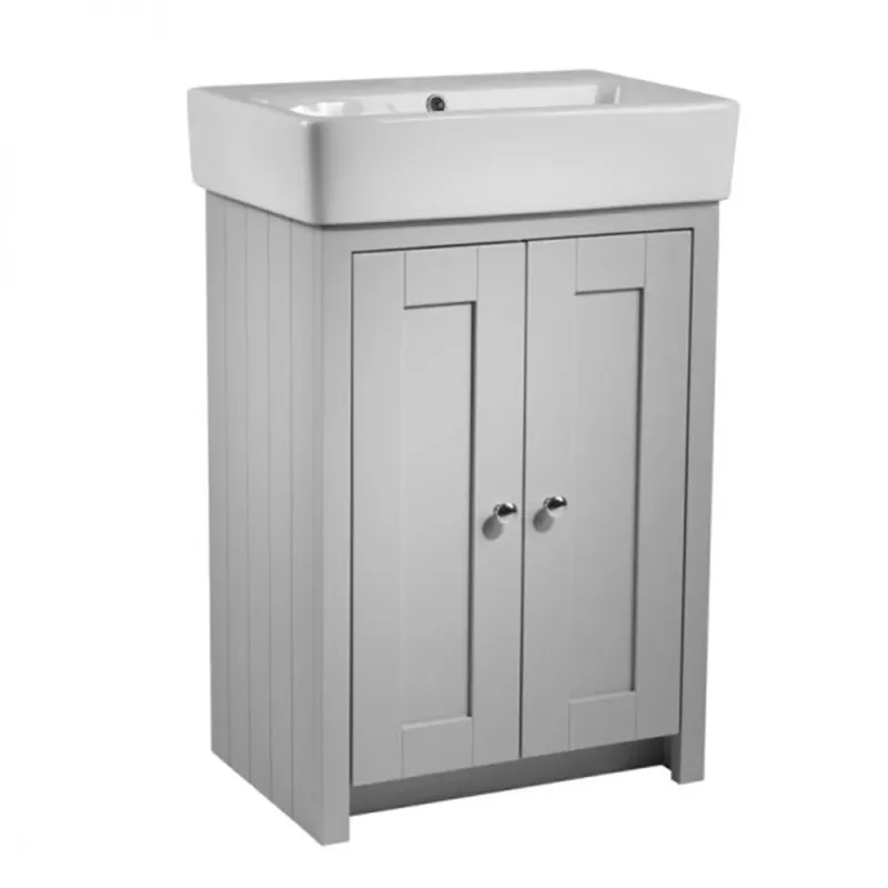 Lansdown 575 Pebble Grey Cabinet & Basin Combi Exceptional