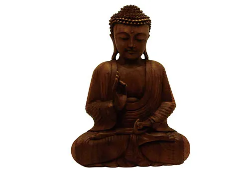 Large Timber Buddha