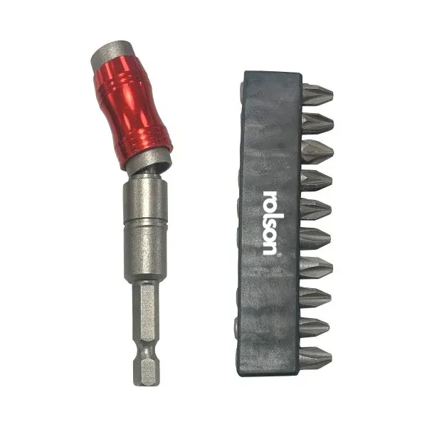 Laser Level 90mm Angled Bit Holder & Bits