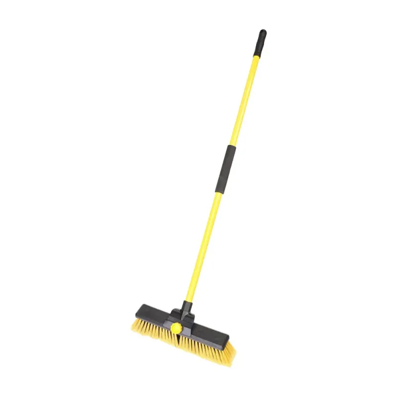 Laser Level Bulldozer Sturdy Duty Broom & Handle