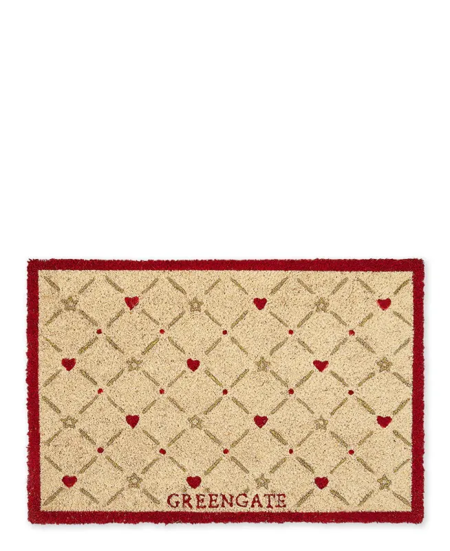 Laser Level Doormat Clarina heart pearl
