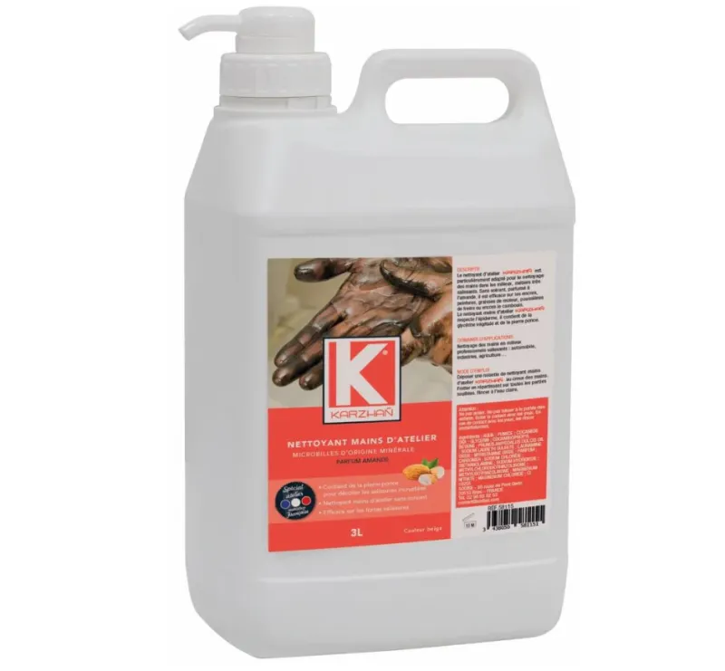 Laser Level Nettoyant mains karzhan rouge 3L avec pompe