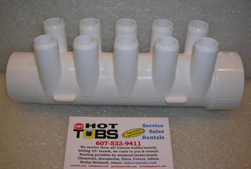 Laser Level 10 Port 3/4 inch Manifold x 1.5 PVC