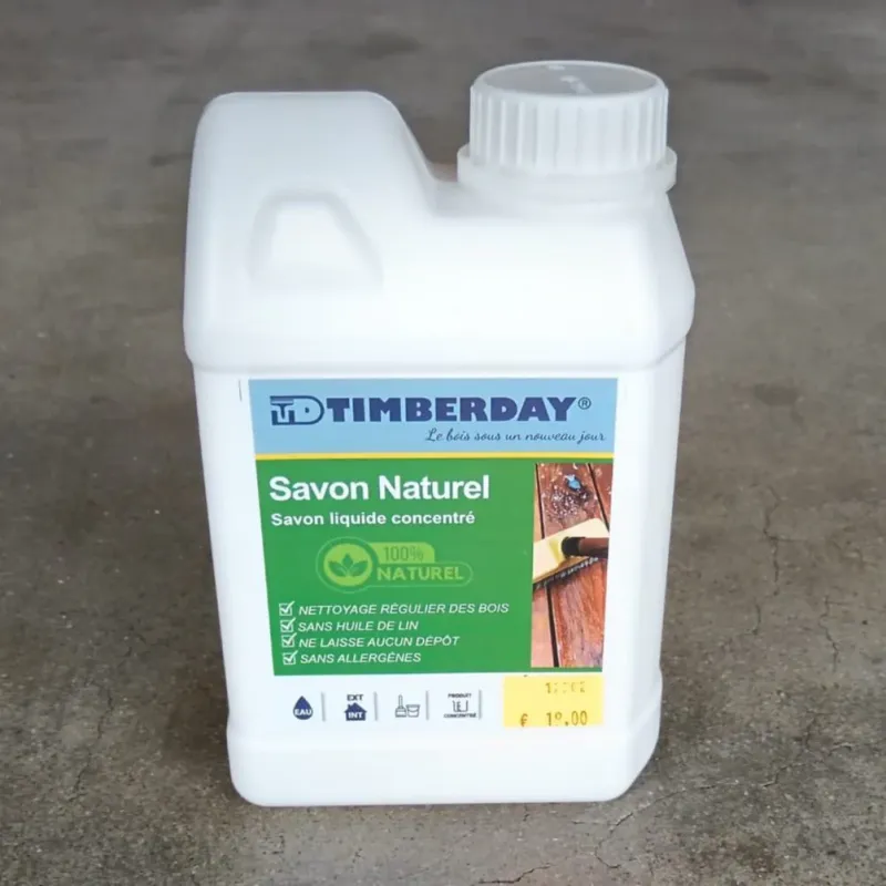 Laser Level Savon Naturel Jerrican 1 Litre Timberday