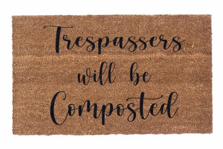 Laser Level Trespassers Will Be Composted