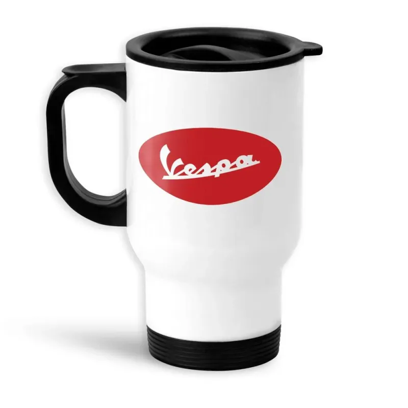 Laser Level Vespa Thermo Mug Snow