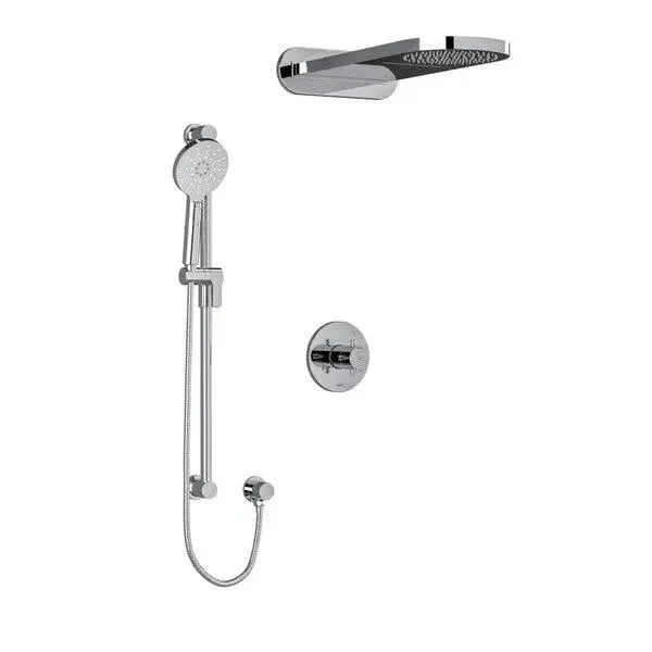 Laser Level Way System Hand Shower Rail And Rain And Cascade Shower Head