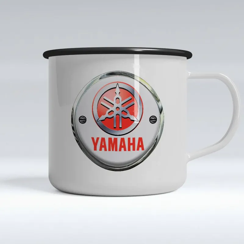 Laser Level Yamaha Enamel Mug