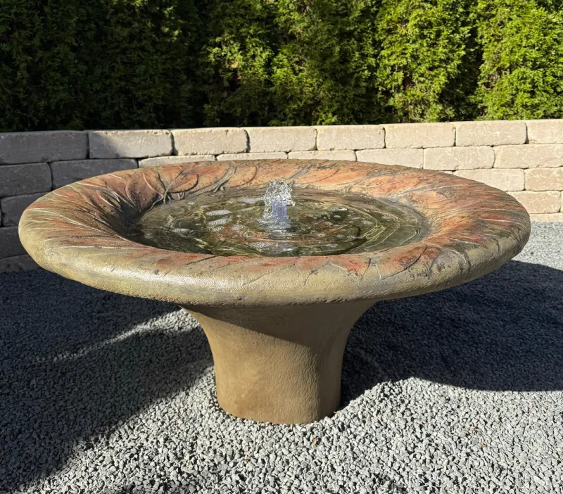 Leaf Motif Fountain Industrial Design