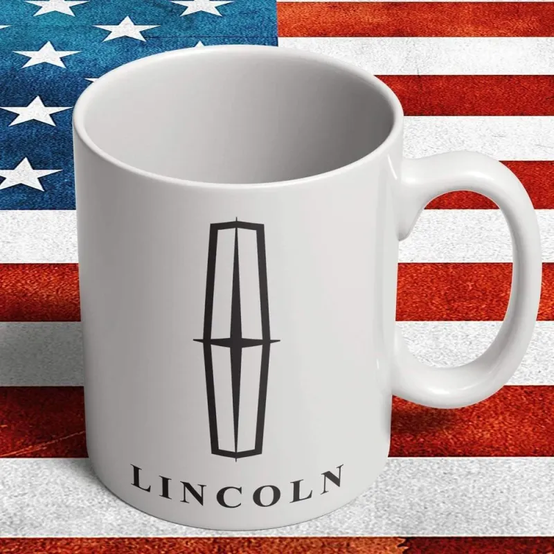 Lincoln Porcelain Mug Made USA