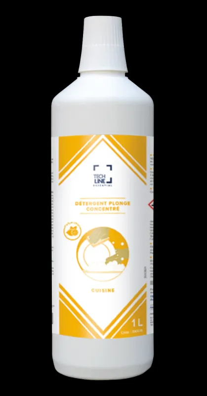 LIQUIDE VAISSELLE CONCENTRE PLONGE TECHLINE 1L Kit Accessories