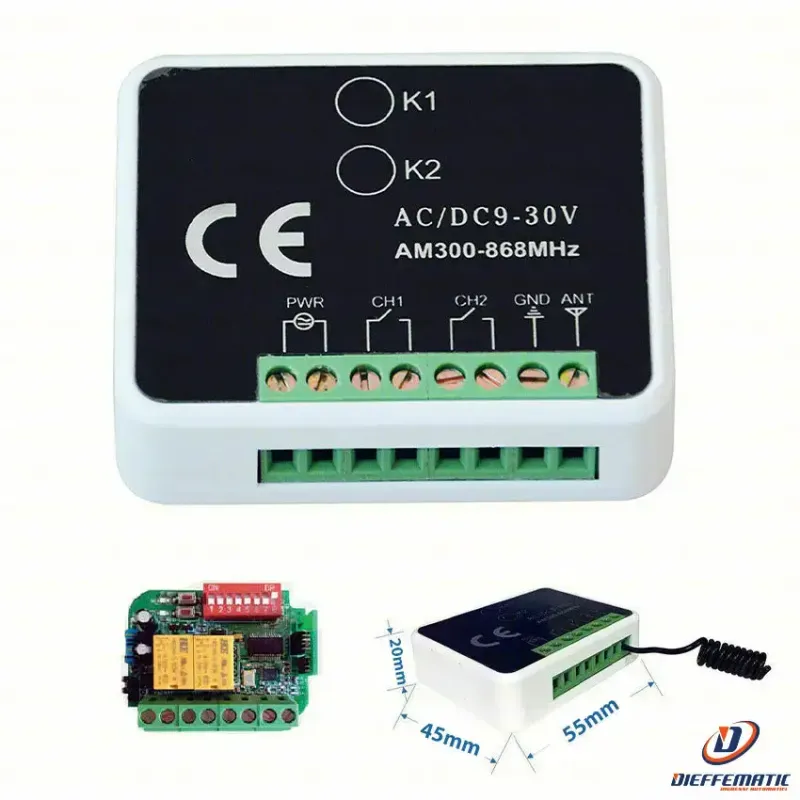 Lovely Smilo Ricevitore Si Adatta Scheda Radio Rolling Code Automazione Cancelli