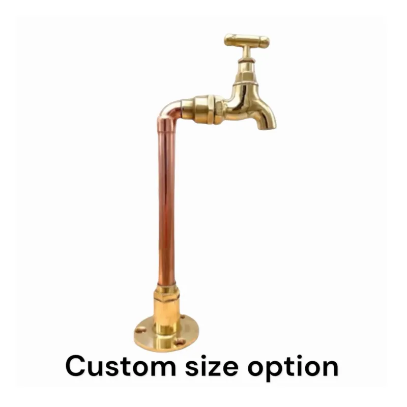 Made to Measure Warm alloy and Copper Tap, Bathroom, Camper or Cloakroom Tap Kit Accessories