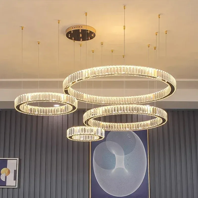 Magnetic Afralia™ Modern Premium Crystal LED Ceiling Chandelier Living Room.
