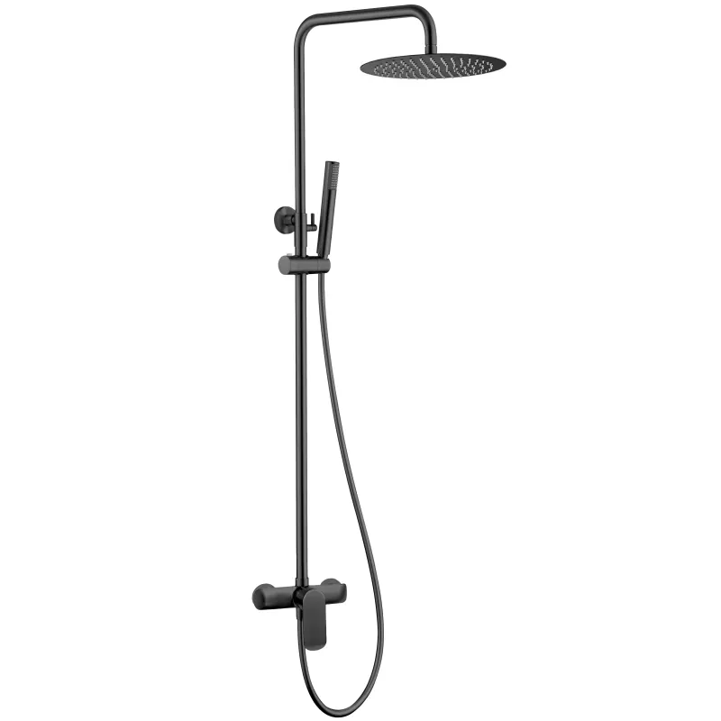 Magnetic Colonne de douche mitigeur SALVIA noir mat