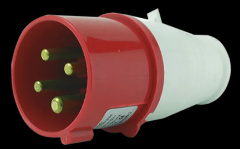 Magnetic Ficha Macho Industrial 16A 3P+E 380V