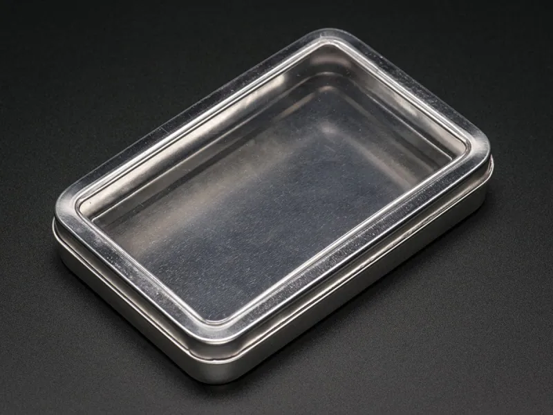 Magnetic Generous Tin Clear Top Window