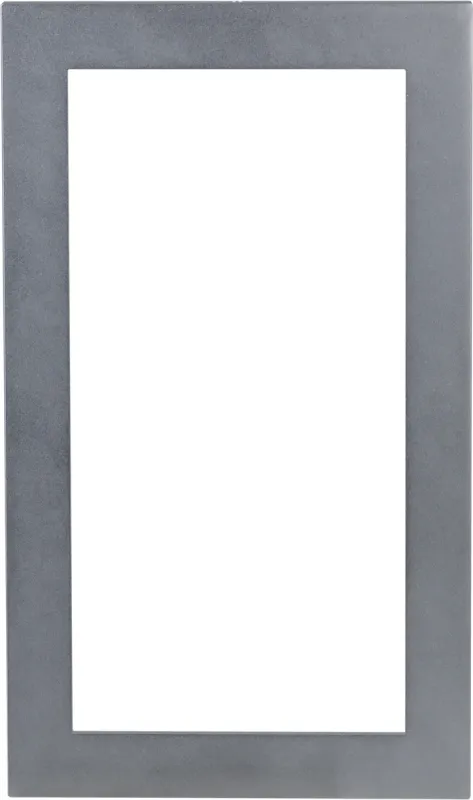 Magnetic Klear Intercom 3-Module Bracket + Frame, Aluminium, Flush