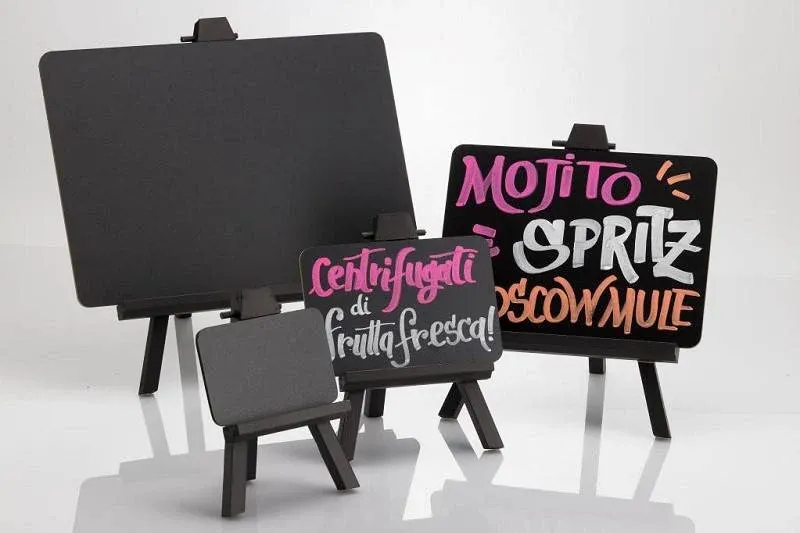 Magnetic Lavagna con treppiede supporto legno