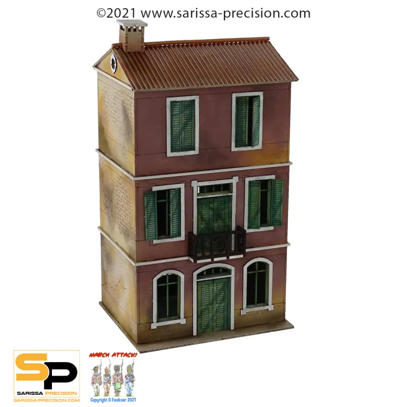 Magnetic Mediterranean Roomy House - 3 Floors Balcony and Pitched Roof