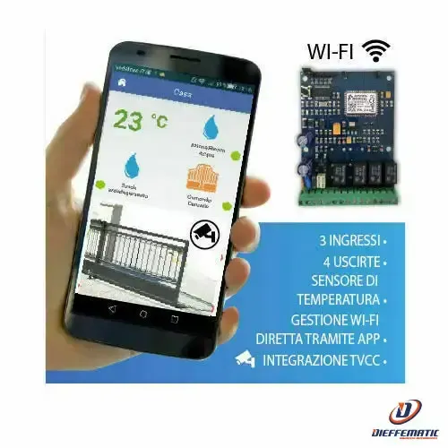 Magnetic Modulo Scheda Centrale Domotica Wifi Wi-fi Per Controllo Tende Tenda Da Sole