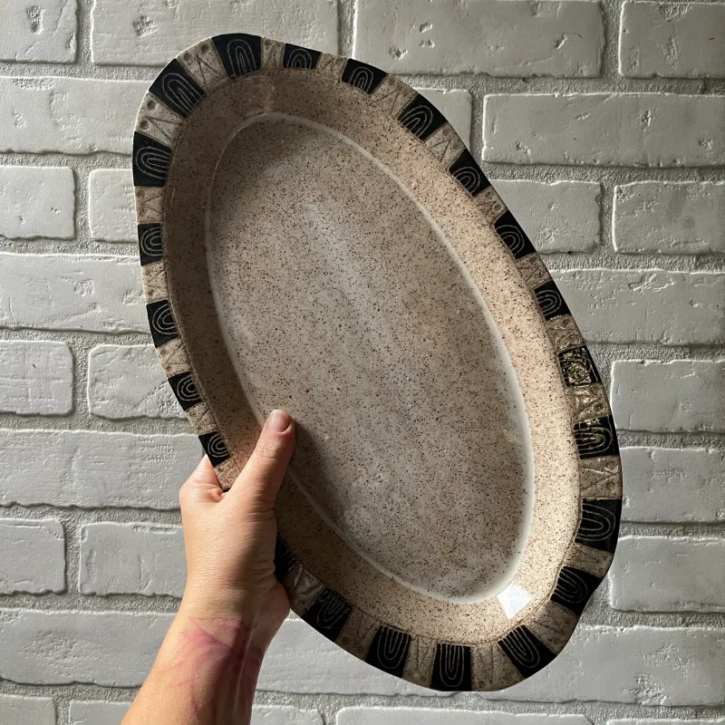 Magnetic Stoneware Serving Tray No. 1