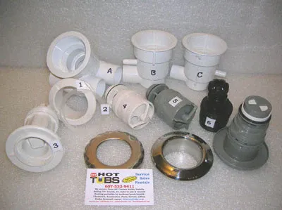 Magnetic Tool Waterway Poly Spa Jets (#3 PHOTO)