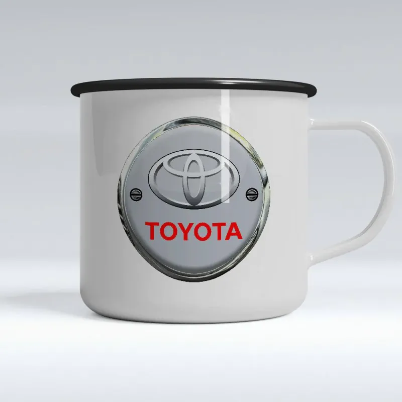 Magnetic Toyota Enamel Mug