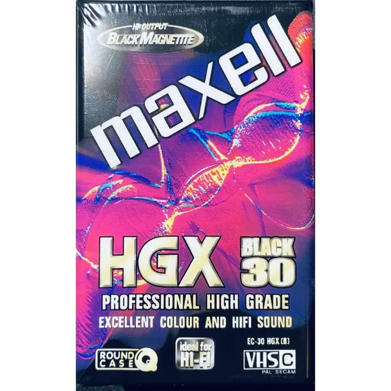 MAXELL VHS-C HGX-B 30 MINUTI