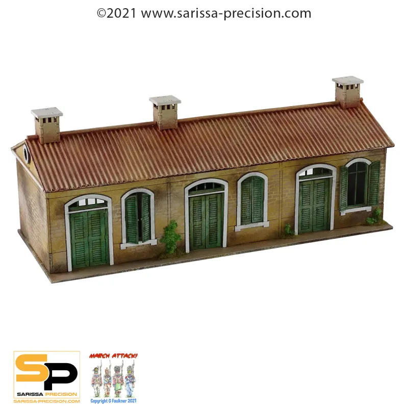 Mediterranean Terrace House - 1 Floor Pitched Roof