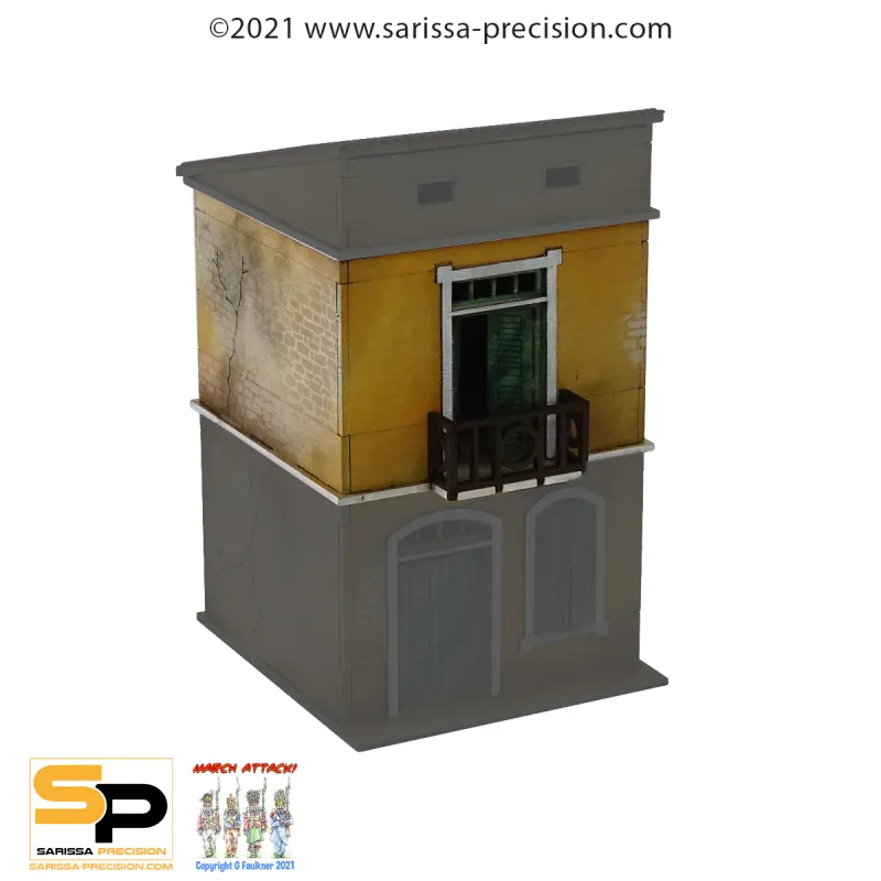 Mediterranean Tiny Extra Floor Balcony Brushed Nickel