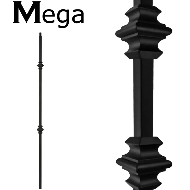 Mega Twofold Knuckle Iron Baluster